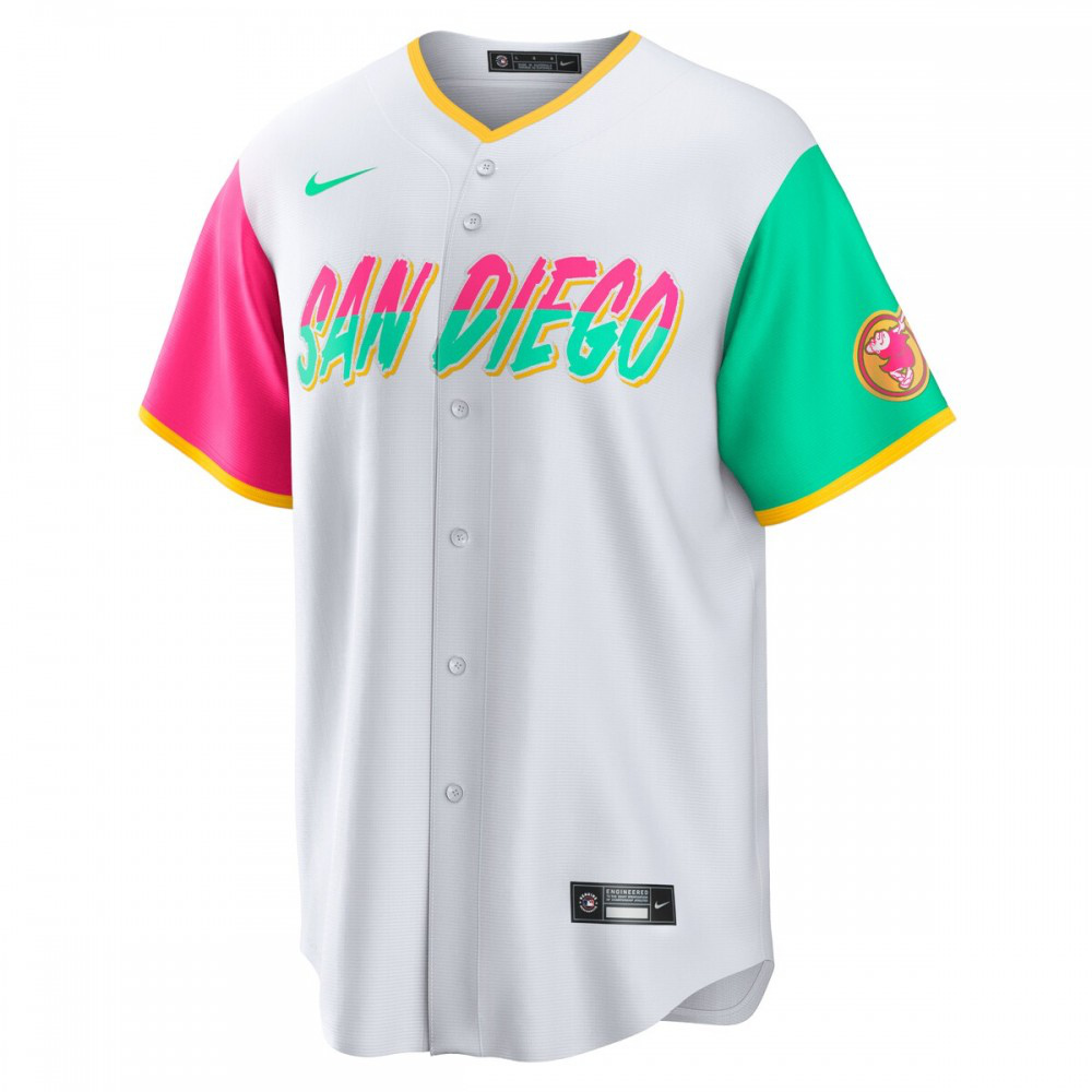 San Diego Padres 2022 City Connect Replica Team Jersey - White-Pro Kit Vault | Brand New 26/27 Sports Jerseys